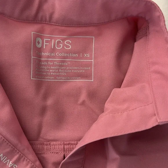 Pink figs scrub set - Picture 3 of 3